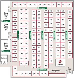 Indoor Flea Market Floor Plan